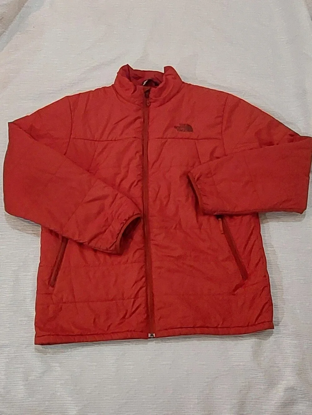 The North Face Men's Red/orange Lightweght Jacket Size Large